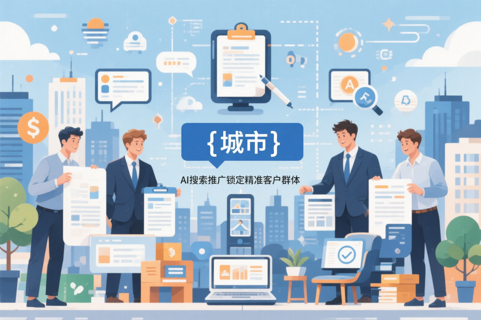 石嘴山公司如何用AI搜索推广锁定精准客户群体