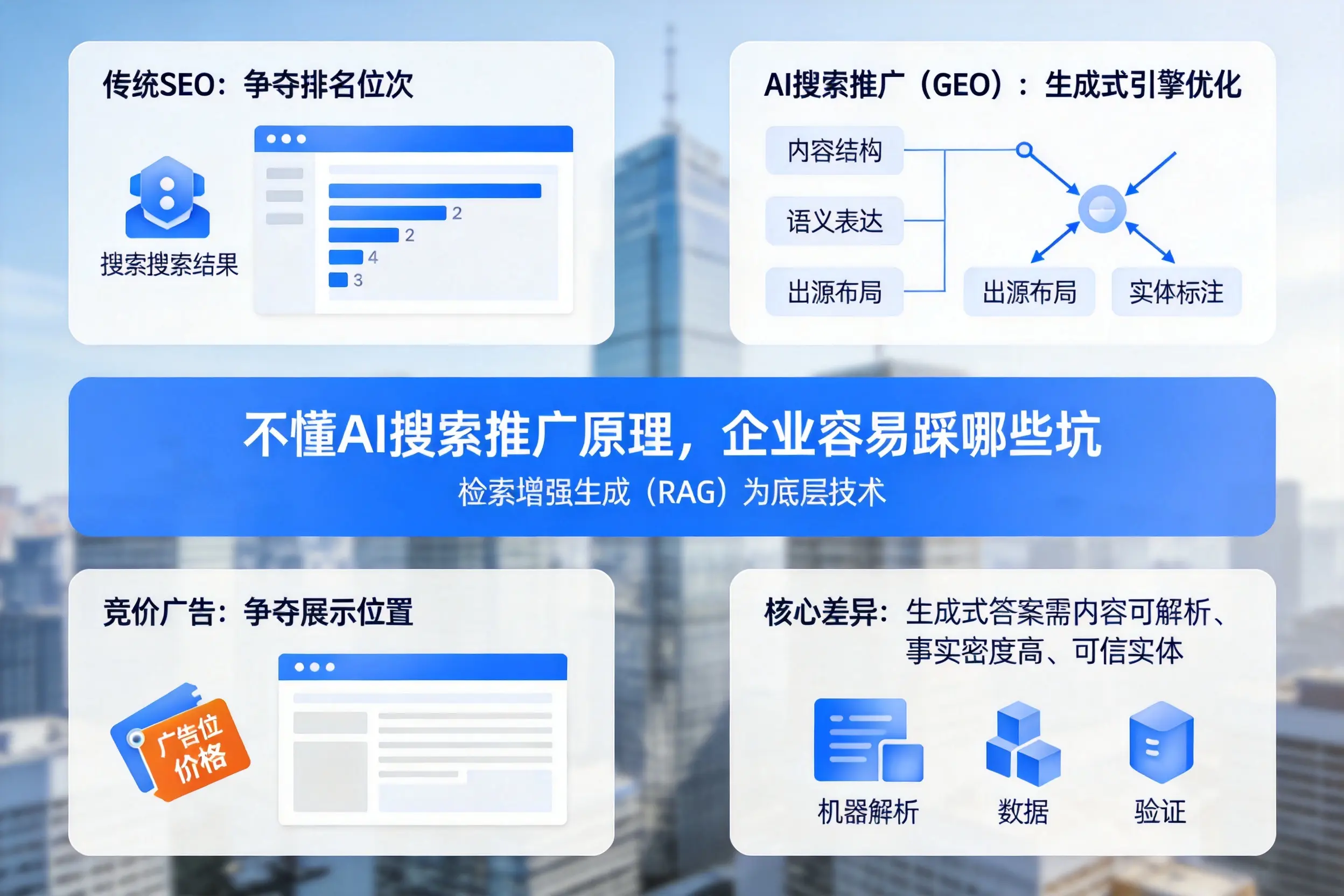 不懂AI搜索推广原理，石嘴山企业容易踩哪些坑