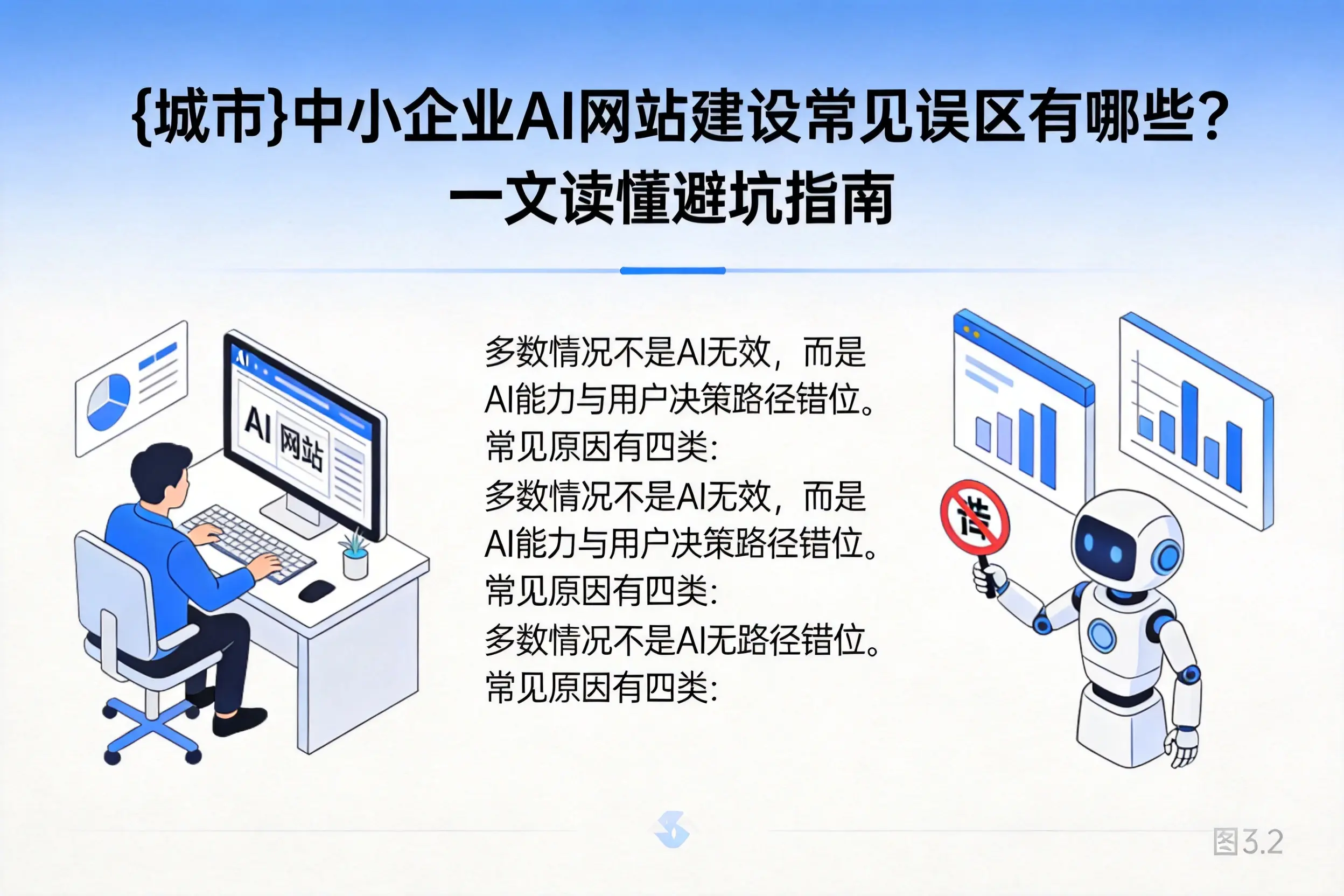 石嘴山中小企业AI网站建设常见误区有哪些？一文读懂避坑指南