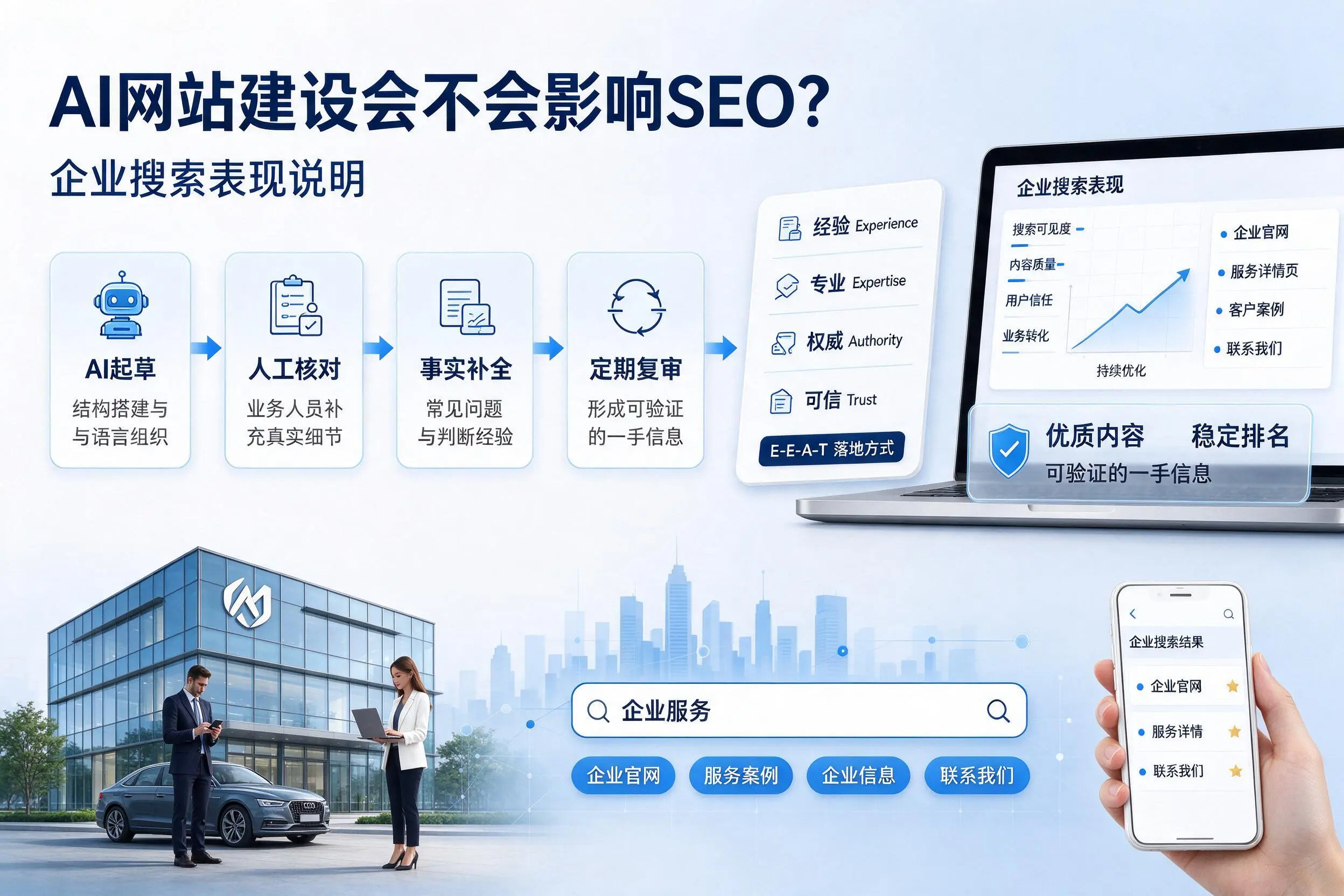 AI网站建设会不会影响SEO?石嘴山企业搜索表现说明